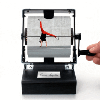 Dansçı Tasarımlı Gif Film Makinesi