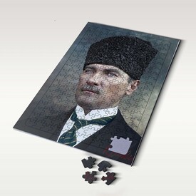 Atatürk Resimli Puzzle MDL102 - Thumbnail