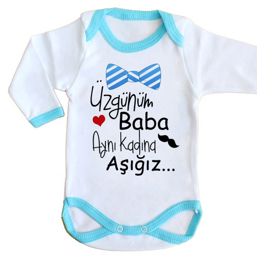 Aynı Kadına Aşığız Baba Bebek Zıbını