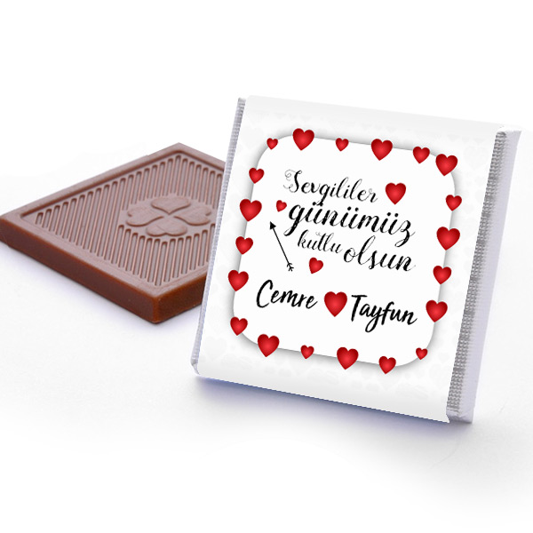Mesajlı Sevgililer Günü Çikolata Kutusu
