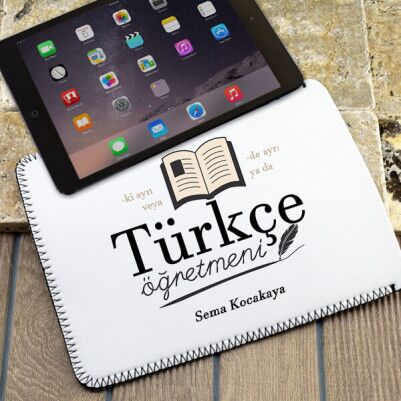  - Türkçe Öğretmenine Hediye Tablet Kılıfı